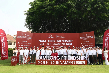 Giải golf Nam Long góp hơn 1,15 tỷ vào học bổng Swing for Dreams
