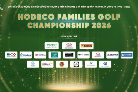 Ngày 23/4/2026: Khởi tranh giải “HODECO Families Golf Championship 2026”