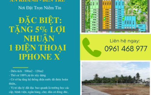 Đất Nền Nhà Phố,Biềt Thự An Khánh- Bến Tre. Đất Nền Nhà Phố,Biềt Thự An Khánh- Bến Tre.