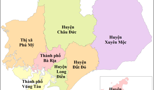 Bà Rịa – Vũng Tàu: Sau 20 năm chia tách, huyện Long Điền và Đất Đỏ lại sắp được sáp nhập