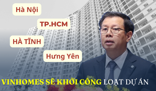 “Đại gia” bất động sản top đầu Việt Nam lên kế hoạch khởi công loạt dự án tại Hà Nội, TP.HCM, Hưng Yên, Hà Tĩnh