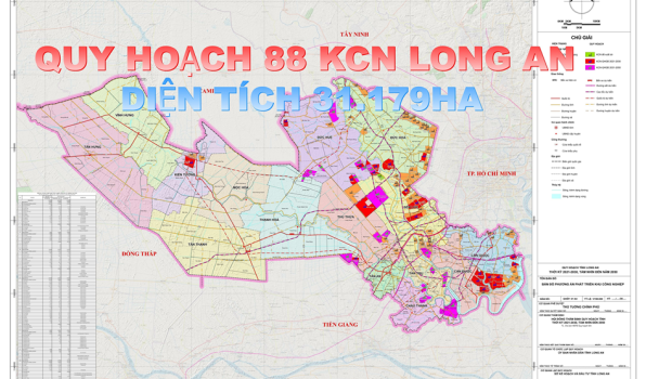 Toàn cảnh quy hoạch 88 khu công nghiệp tỉnh Long An đến năm 2030 và 2050