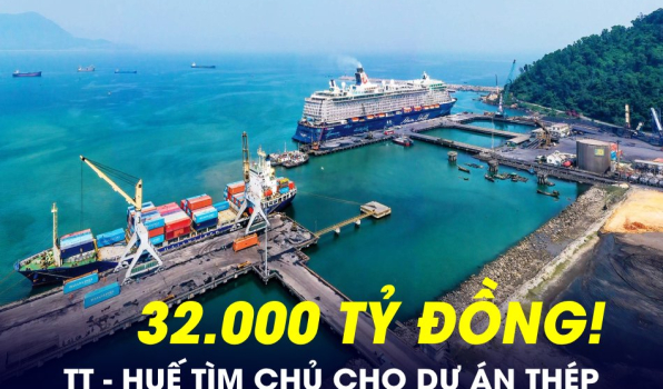 Thừa Thiên Huế tìm chủ đầu tư dự án thép 32.000 tỷ tại Khu kinh tế Chân Mây - Lăng Cô