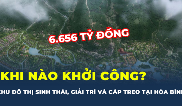 Sắp khởi công Khu đô thị sinh thái, giải trí và cáp treo hơn 6.600 tỷ đồng tại Hòa Bình