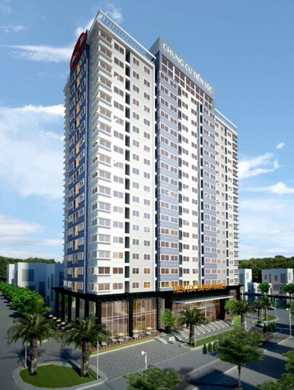 Chung cư Tiến Lộc Hà Nam nhìn từ phía sông Đáy, Phủ Lý