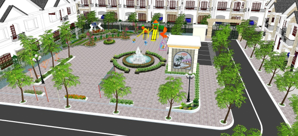 Khu nhà phố Vạn Xuân Đất Việt