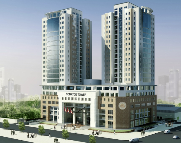 Phối cảnh dự án Chung cư Comatce Tower