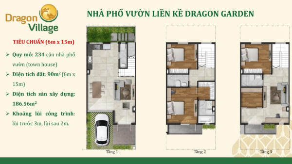 bản vẽ căn hộ Dragon Village quận 9