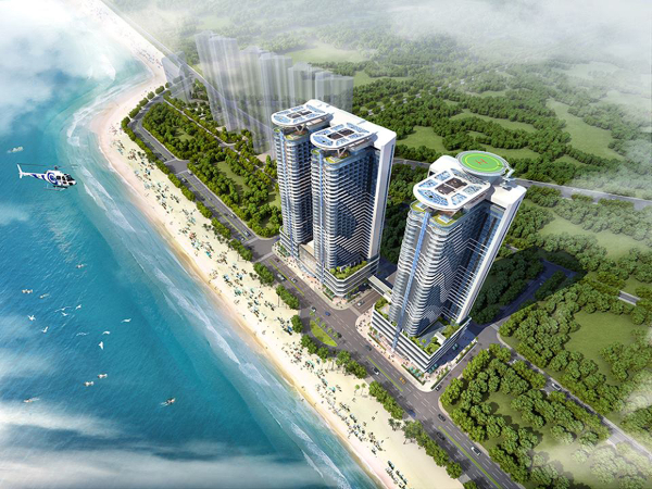 Quy mô condotel Swisstouches La Luna Resort Nha Trang