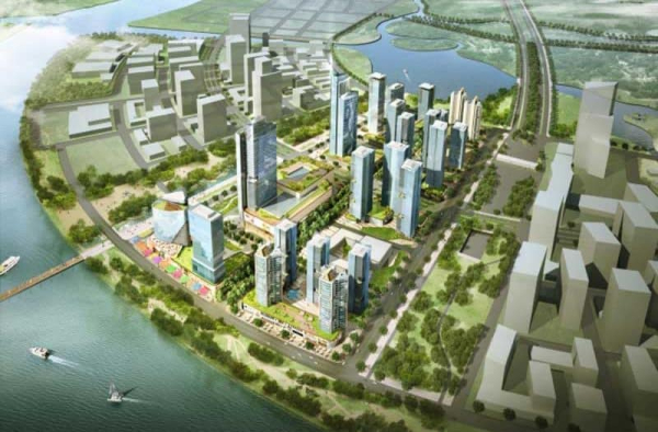 Phoi canh Eco Smart City Thu Thiem quan 2