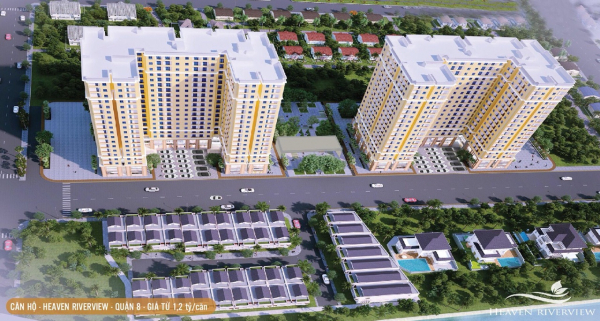 Quy mô dự án căn hộ Heaven Riverview quận 8 (giai đoạn 1) phoi canh can ho heaven