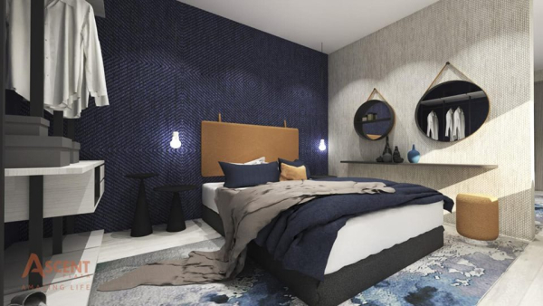 Phòng ngủ tại nhà mẫu dự án Ascent Plaza quận Bình Thạnh 