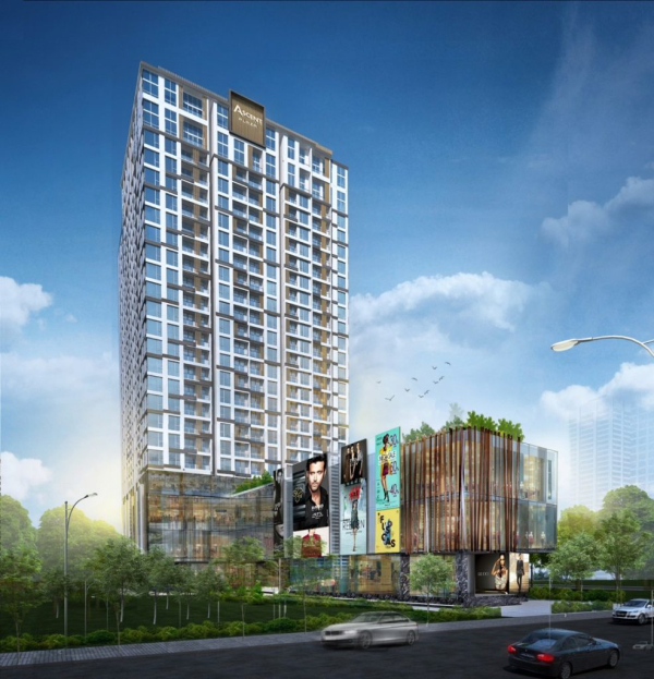 phối cảnh tổng thể chung cư Ascent Plaza Bình Thạnh