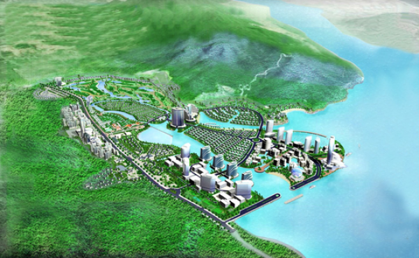 Phối cảnh tổng thể dự án nghỉ dưỡng Diamond Bay Condotel Resort Nha Trang