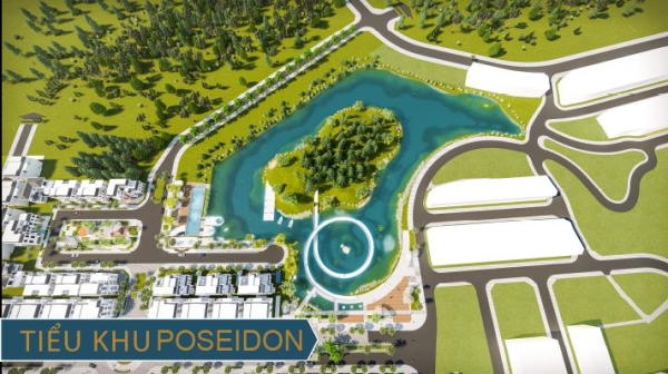 Phối cảnh tiểu khu Poseidon – tiểu khu cuối cùng trong khuôn viên Thái Hưng Eco City