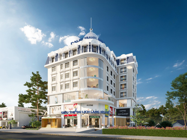 Phối cảnh tổng thể dự án Đà Lạt Travel Mall