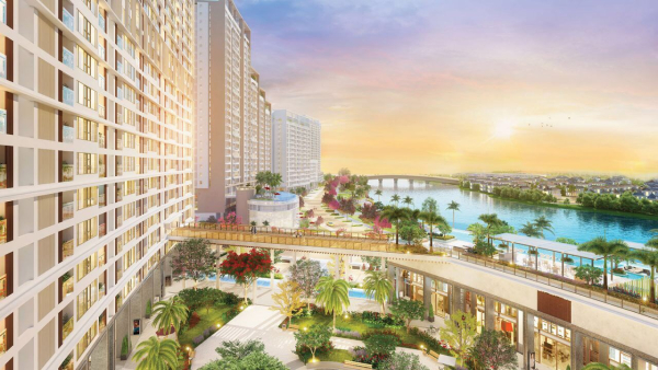 Phối cảnh một góc dự án The Peak – Phú Mỹ Hưng Midtown
