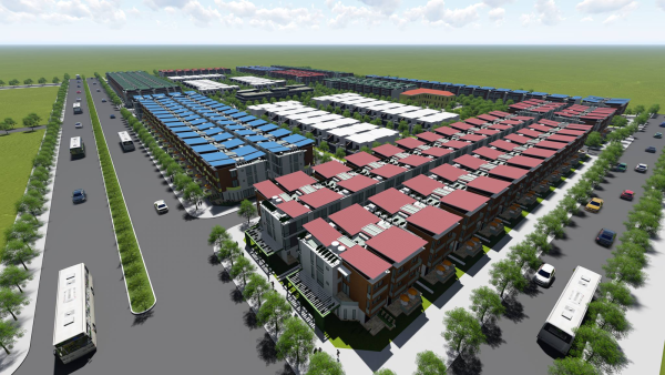 Phối cảnh dự án The Gold City Bình Phước