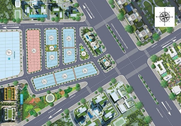 Mặt bằng tổng thể dự án khu dân cư Long Thành Central
