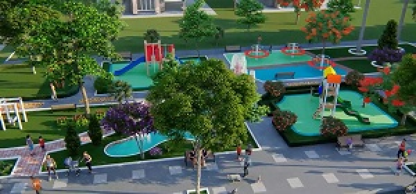 Phối cảnh công viên nội khu tại dự án khu dân cư Long Thành Phát Residence