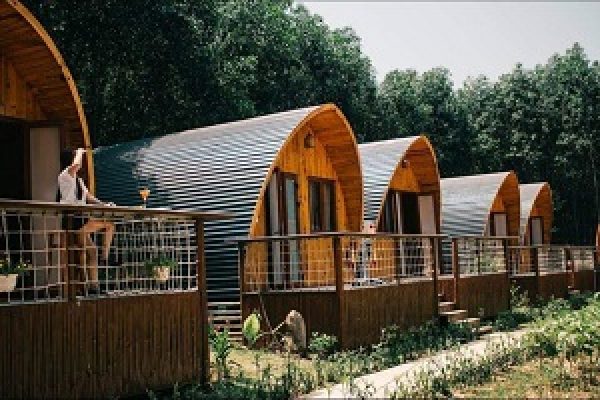 Phối cảnh các căn bungalow tại dự án khu trang trại và nghỉ dưỡng Farmstay G7