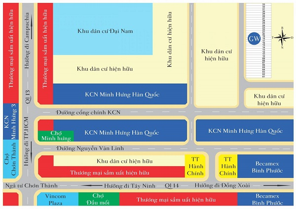 Khu dân cư Gateway Center Bình Phước - CafeLand.Vn