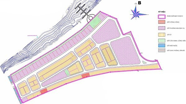 Mặt bằng quy hoạch sử dụng đất khu đô thị Nam Hội An City