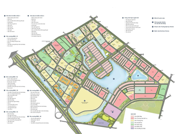 Mặt bằng tổng thể dự án Vinhomes Ocean Park Gia Lâm Mặt bằng tổng thể dự án Vinhomes Ocean Park Gia Lâm