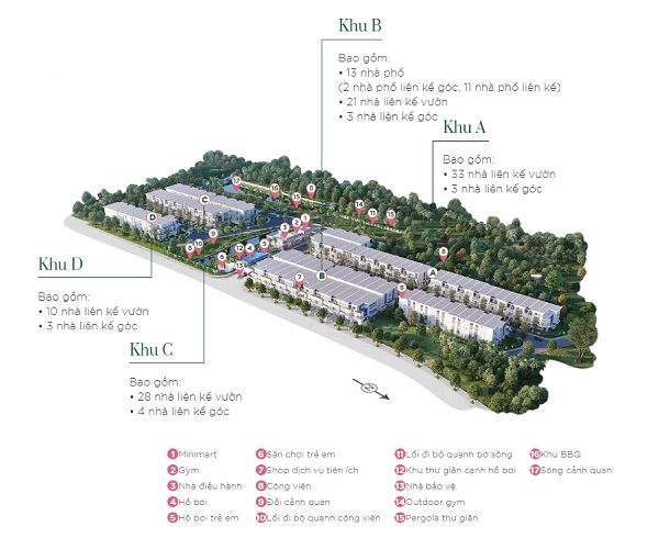 Tổ hợp nhà phố, biệt thự Verosa Park Quận 9 Tổ hợp nhà phố, biệt thự Verosa Park Quận 9