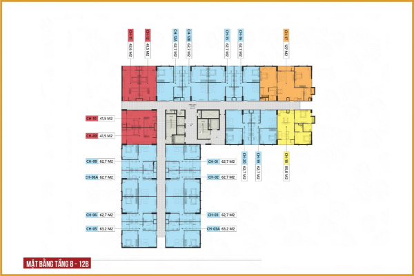 Mặt bằng tổng thể dự án căn hộ Hòa Xá Tower