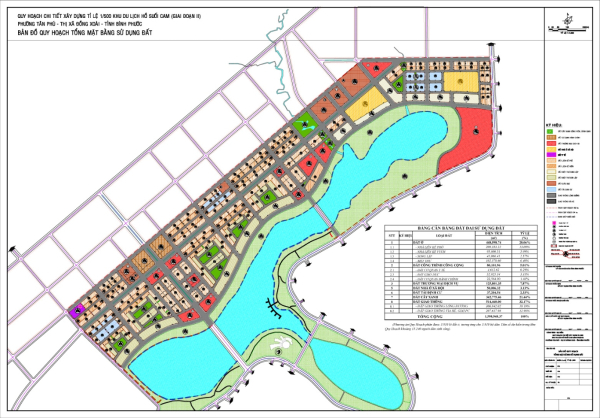 Bản vẽ quy hoạch Khu đô thị Royal Star Lake Bình Phước