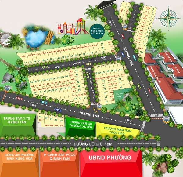 Đất nền Rich Paradise Bình Tân