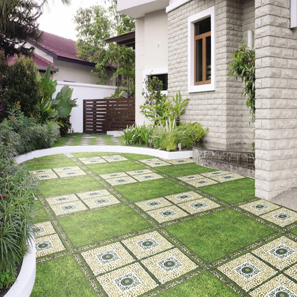 Ứng dụng lát sân vườn của Gạch Terrazzo Ứng dụng lát sân vườn của Gạch Terrazzo
