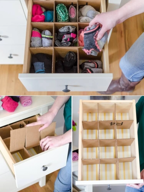 Sáng tạo tái chế thùng carton trang trí nhà cửa Sáng tạo tái chế thùng carton trang trí nhà cửa