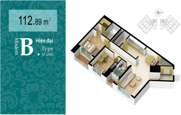 hồ bơi tiện ích Blooming Tower Đà Nẵng tầng 3