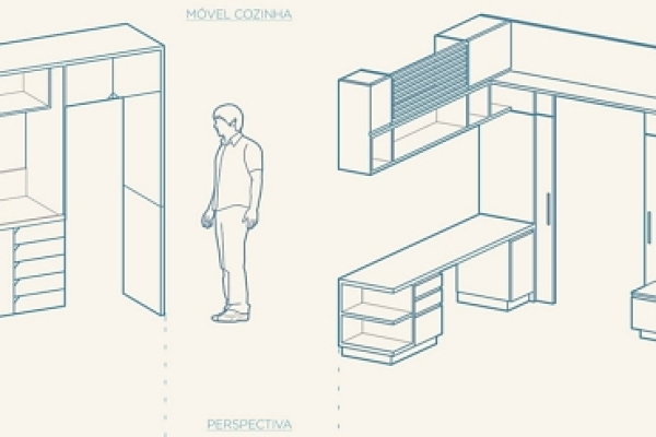 Thiết kế nội thất thông minh trong căn hộ 36m2