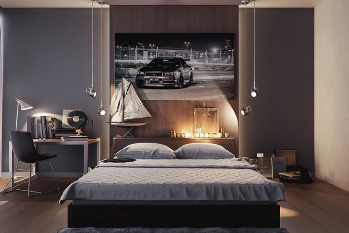 25 mẫu thiết kế phòng ngủ đẹp cho nam hiện đại ấn tượng