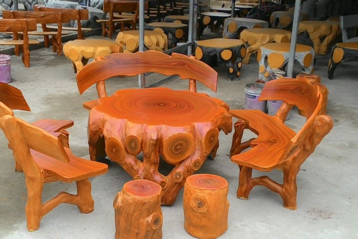9 mẫu bàn ghế sân vườn giả gỗ được ưa chuộng hiện nay - CafeLand.Vn