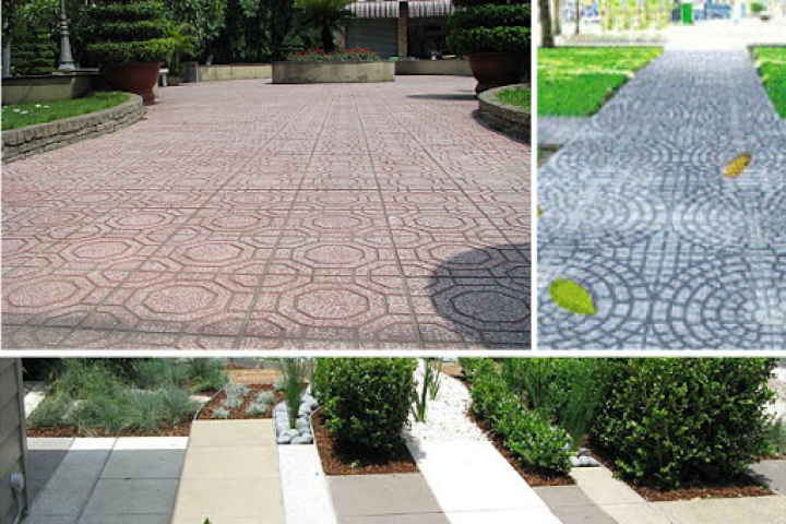 Sử dụng terrazzo ốp lát vỉa hè đảm bảo an toàn cho người qua lại